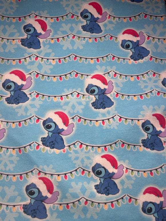 Tela Stitch Navidad